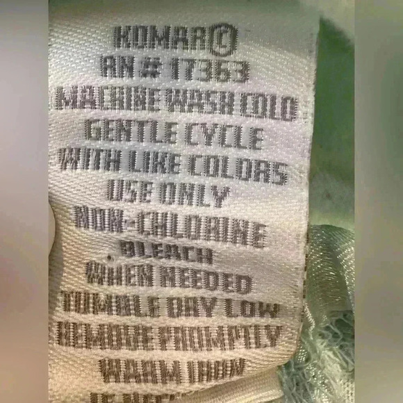 Komar women’s pajama pants blue and green floral print size petite medium - Picture 5 of 5